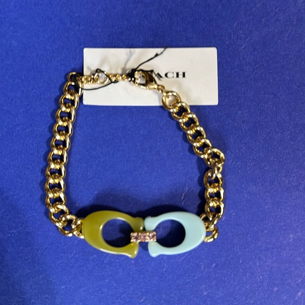 NWT ($188) Coach Gold-toned Bracelet/Anklet